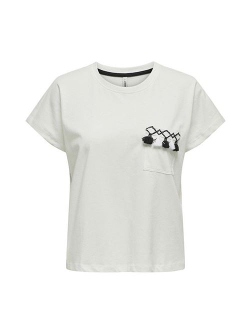 ONLJILL LIFE S/S TOP BOX JRS ONLY | 15324337/Cloud Dancer